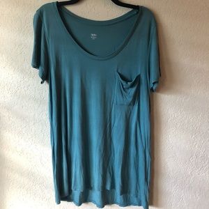 Blue Soft Pocket Tee